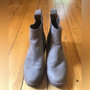 Timberland Chelsea Boots Women 8.5 Brown Nubuck Suede Like New